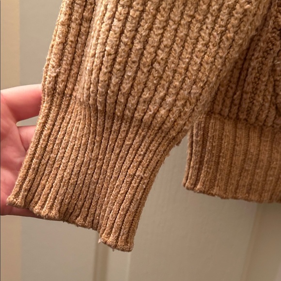 American Eagle Outfitters Brown Knit Hoodie - Picture 4 of 8